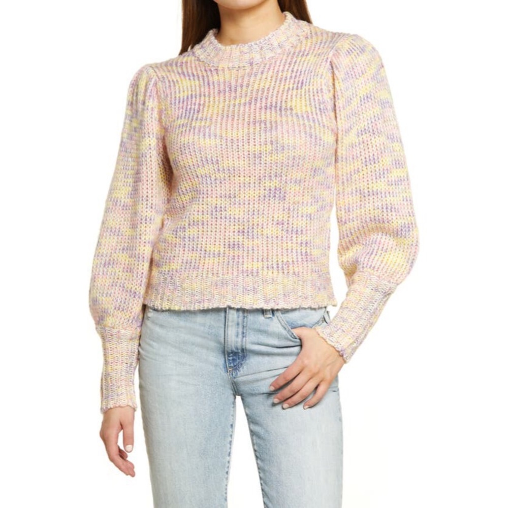 ALL IN FAVOR
Pastel Marled Sweater Pink S M L